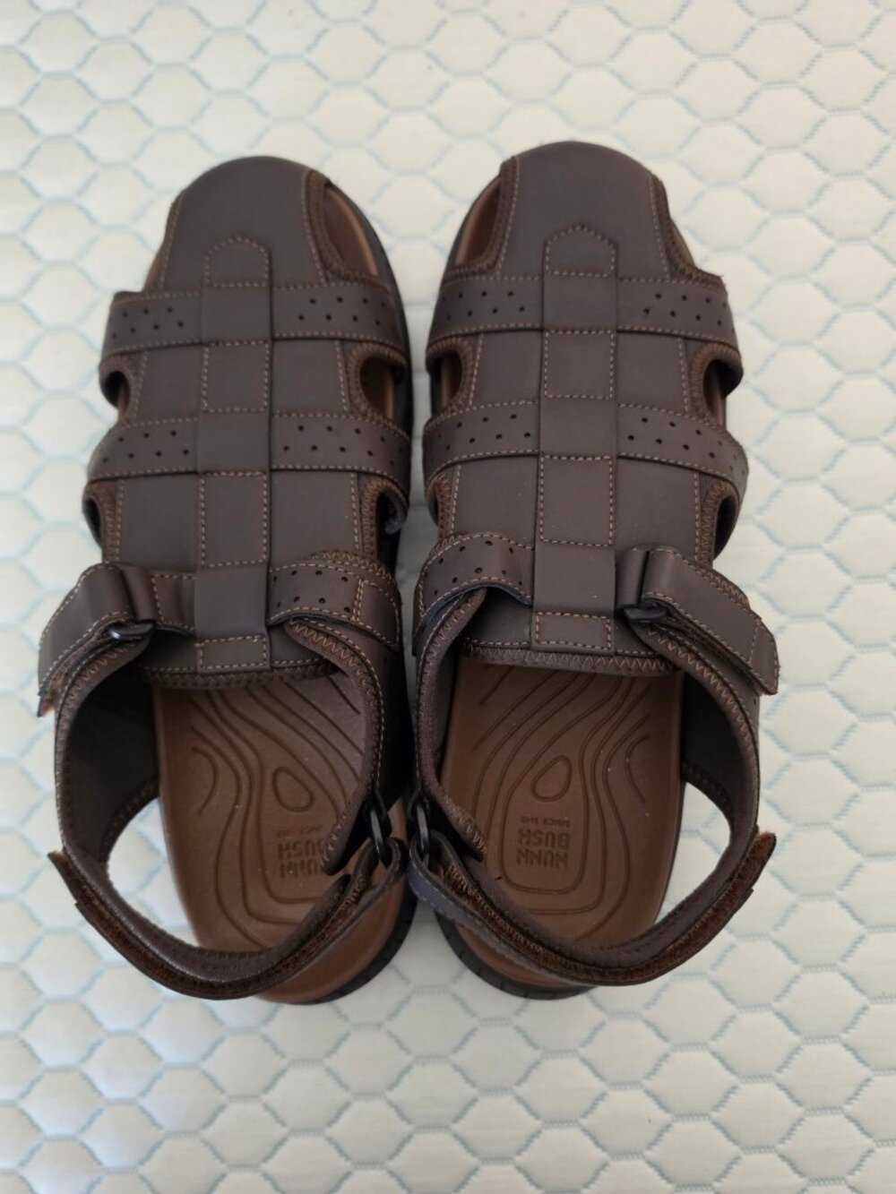 Nunn Bush Rio Bravo Fisherman Sandals Mens 12 M Brown 85109-200